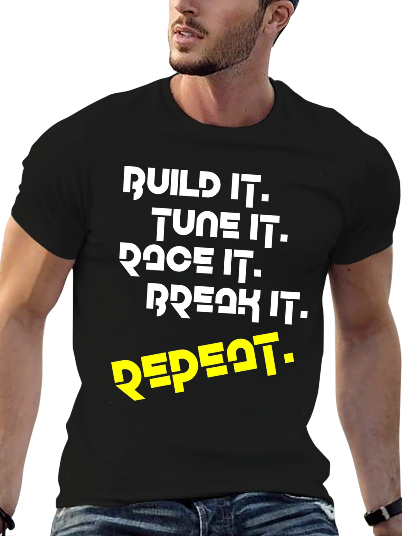 Build Tune Race Break Repeat T-Shirt