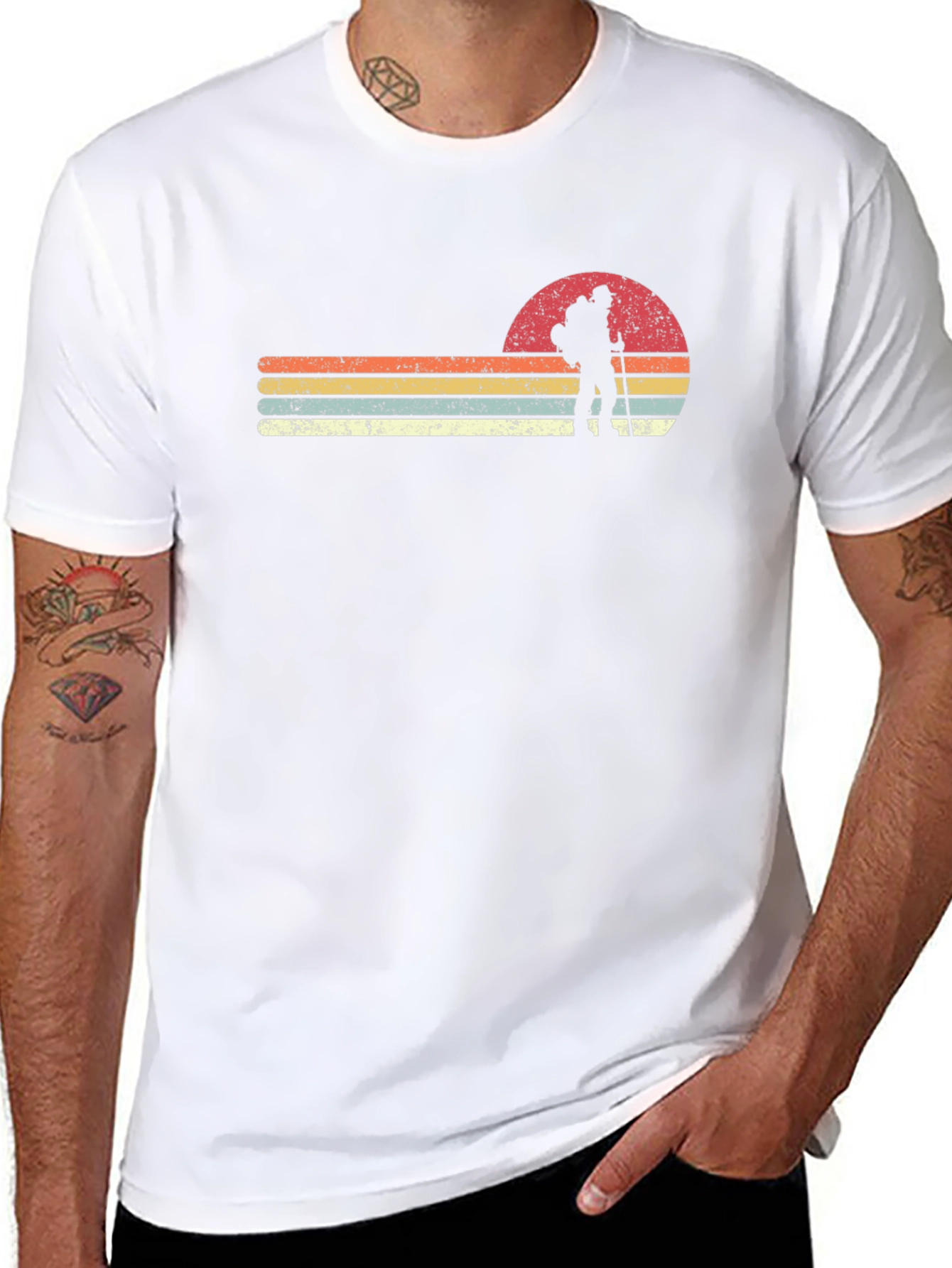 Retro Hiker Graphic T-Shirt