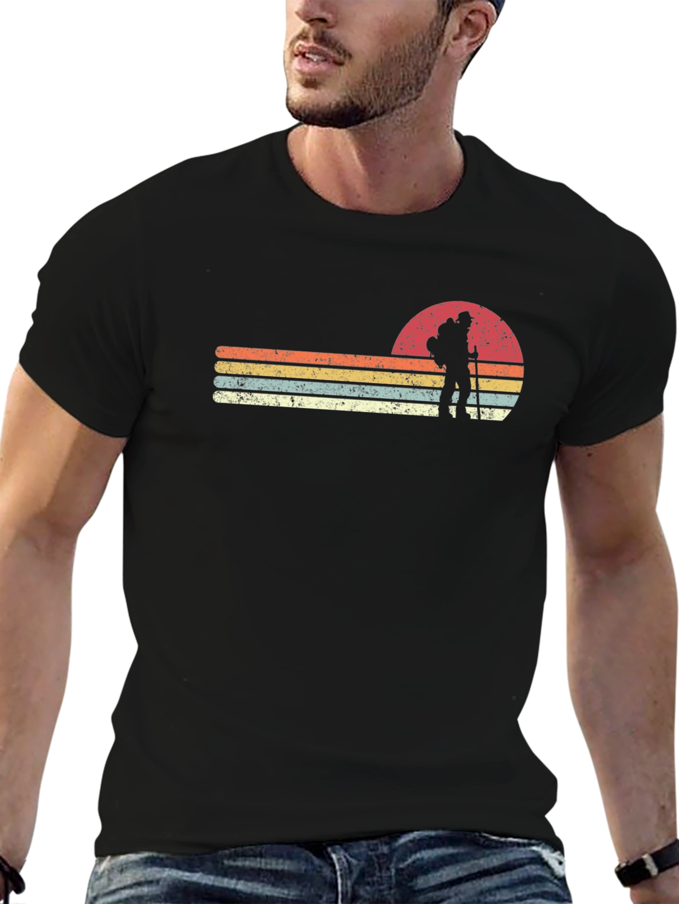 Retro Hiker Graphic T-Shirt