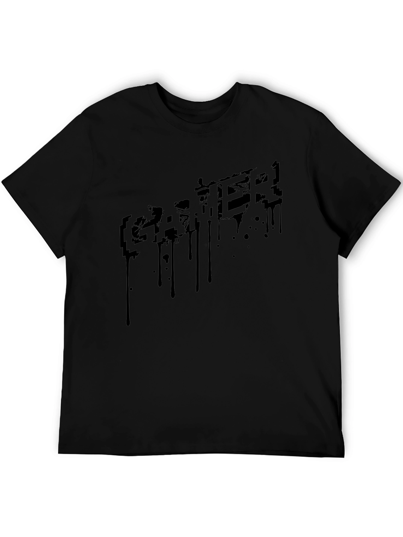 Gamer Drip Black T-Shirt - Cool Graphic Tee