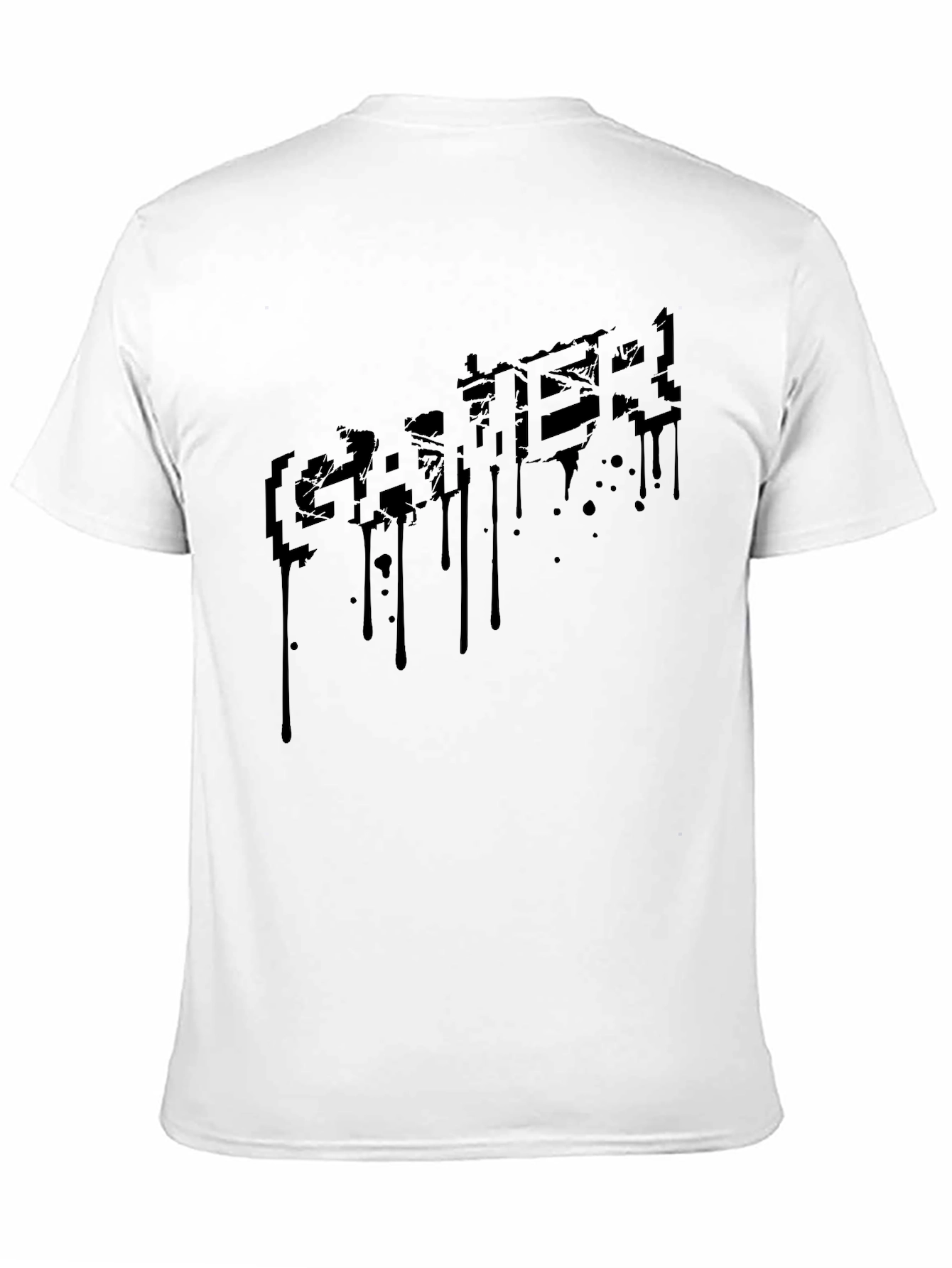 Gamer Drip Black T-Shirt - Cool Graphic Tee