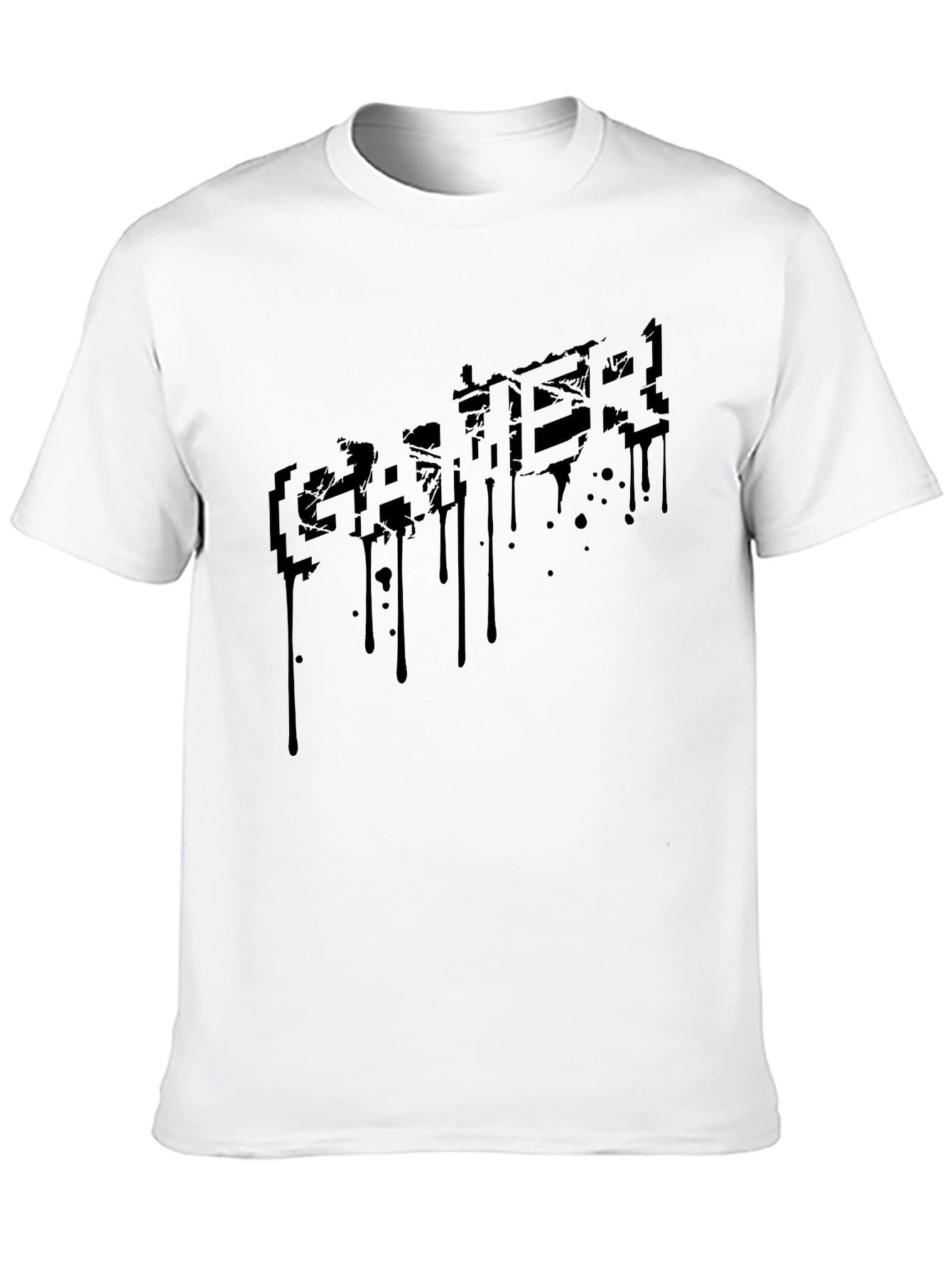 Gamer Drip Black T-Shirt - Cool Graphic Tee
