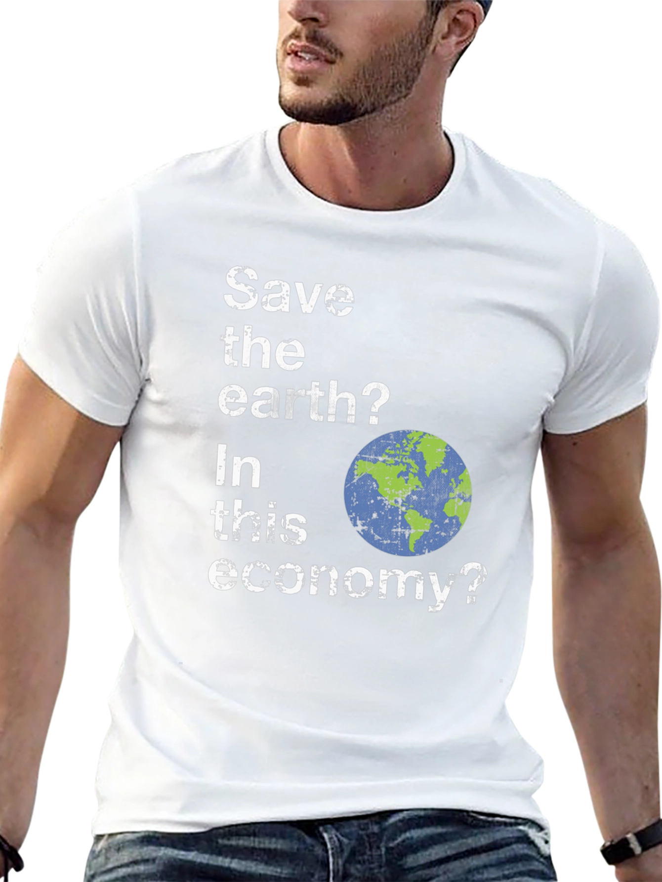 Save the Earth? Funny Graphic T-Shirt