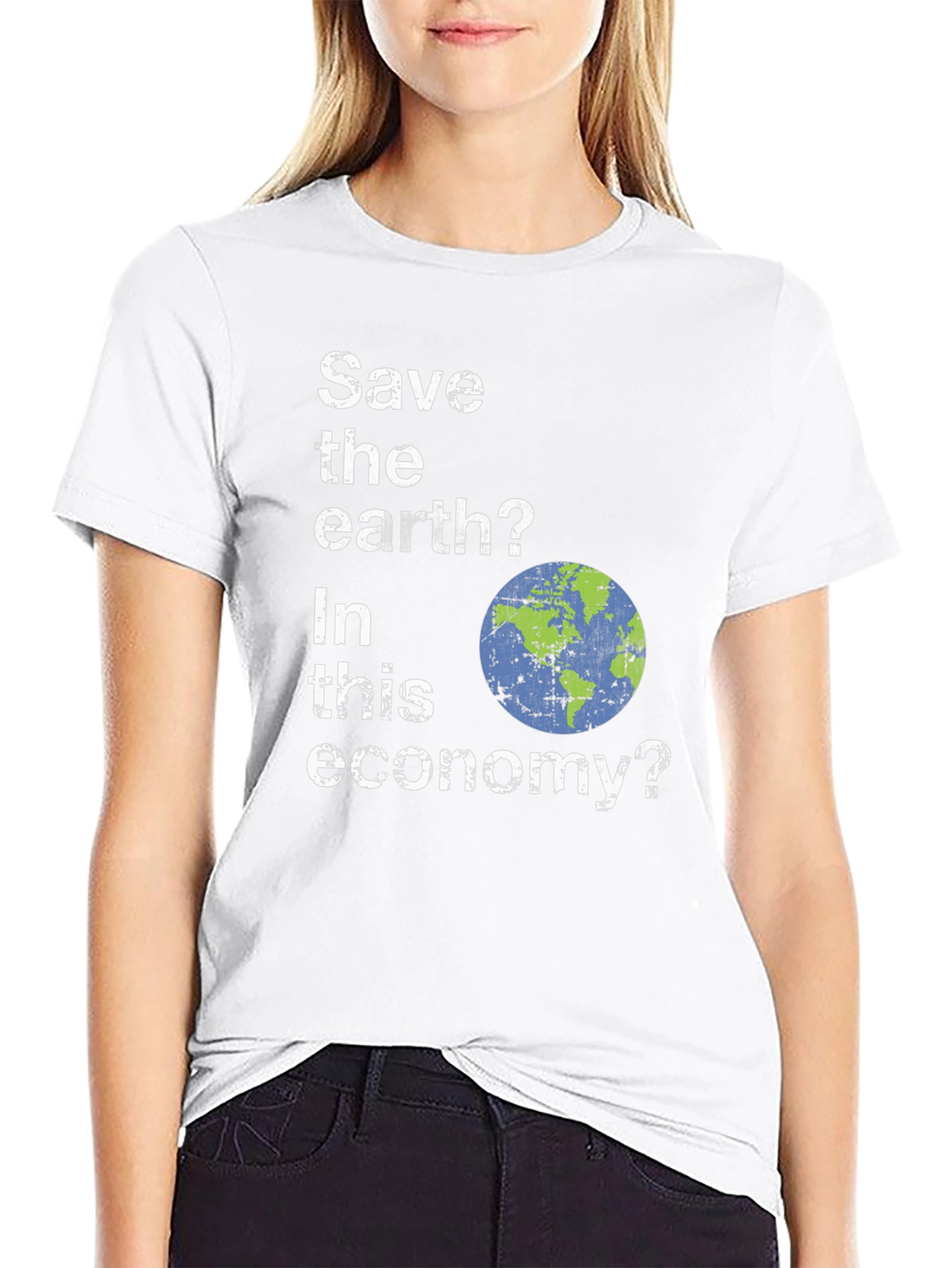 Save the Earth? Funny Graphic T-Shirt