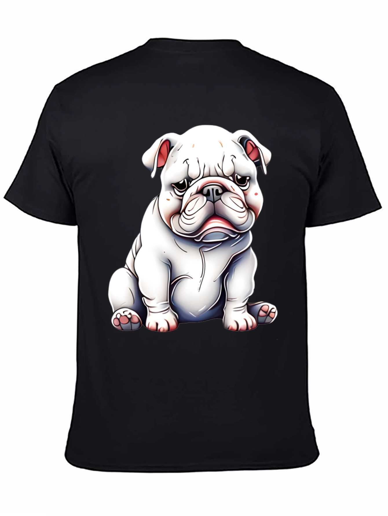 Bulldog Graphic Black Tee