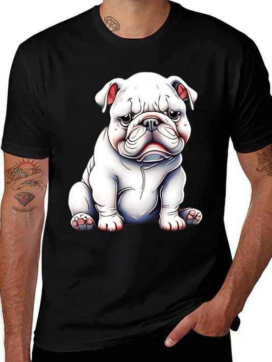Bulldog Graphic Black Tee