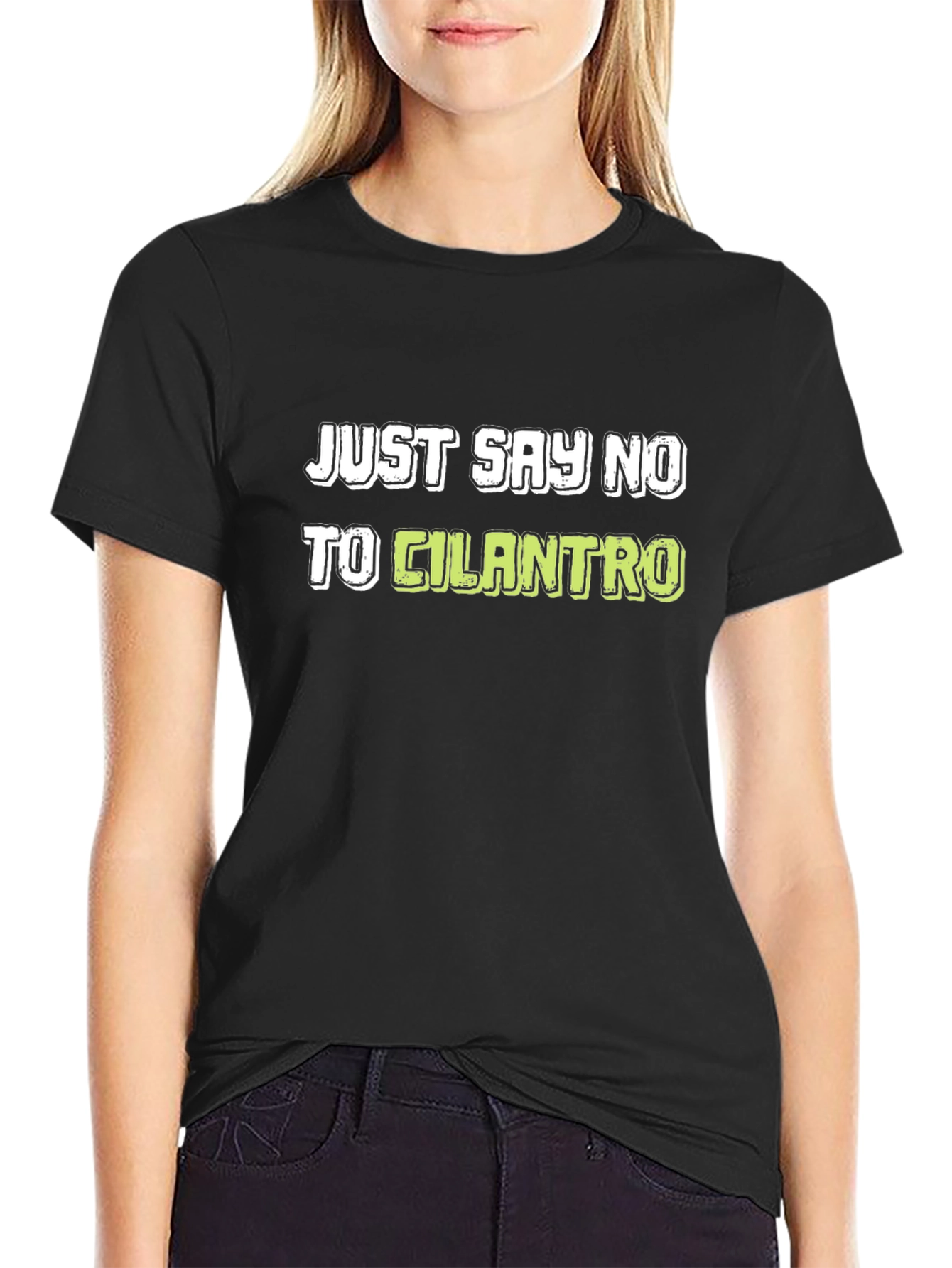 Just Say No to Cilantro Graphic Tee