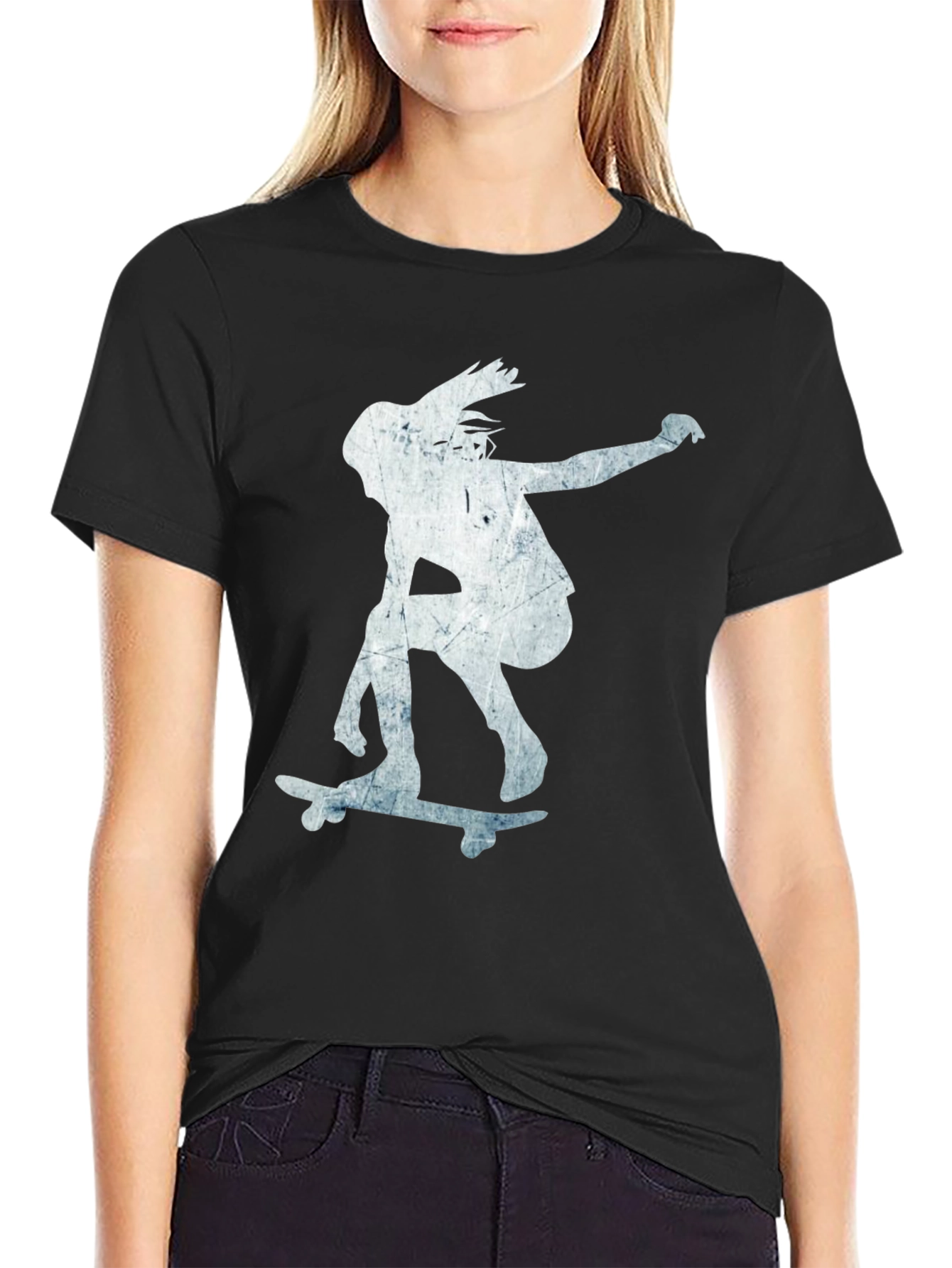 Skateboarder Graphic Tee - Cool & Casual