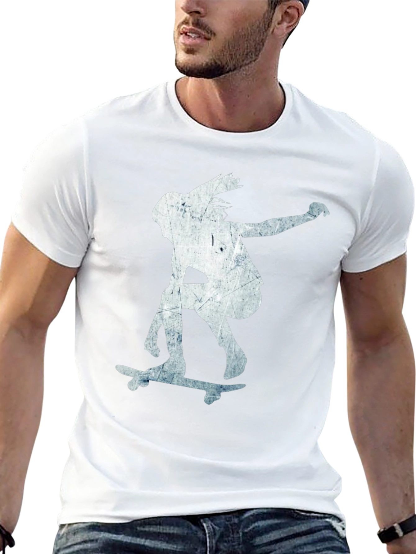 Skateboarder Graphic Tee - Cool & Casual