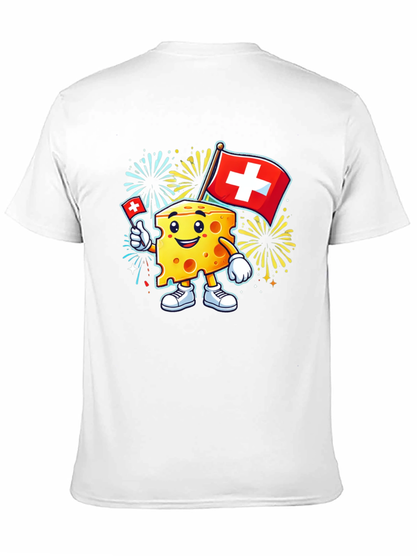 Swiss Cheese Mascot T-Shirt