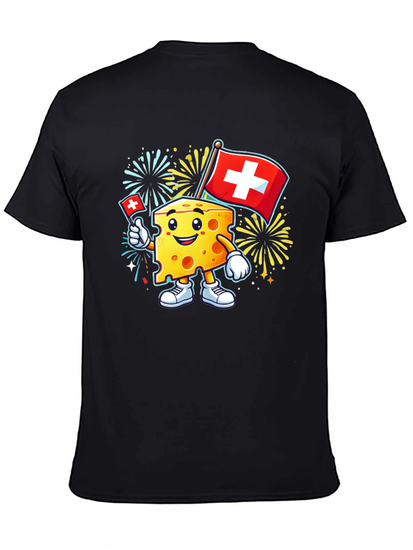 Swiss Cheese Mascot T-Shirt