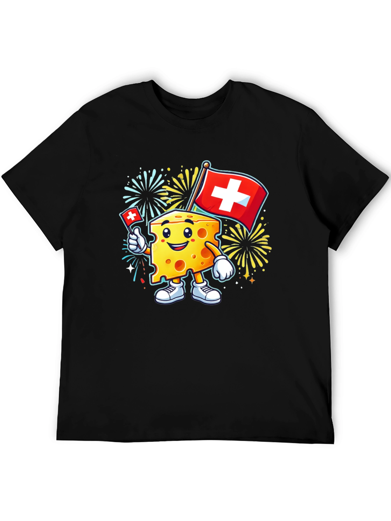 Swiss Cheese Mascot T-Shirt
