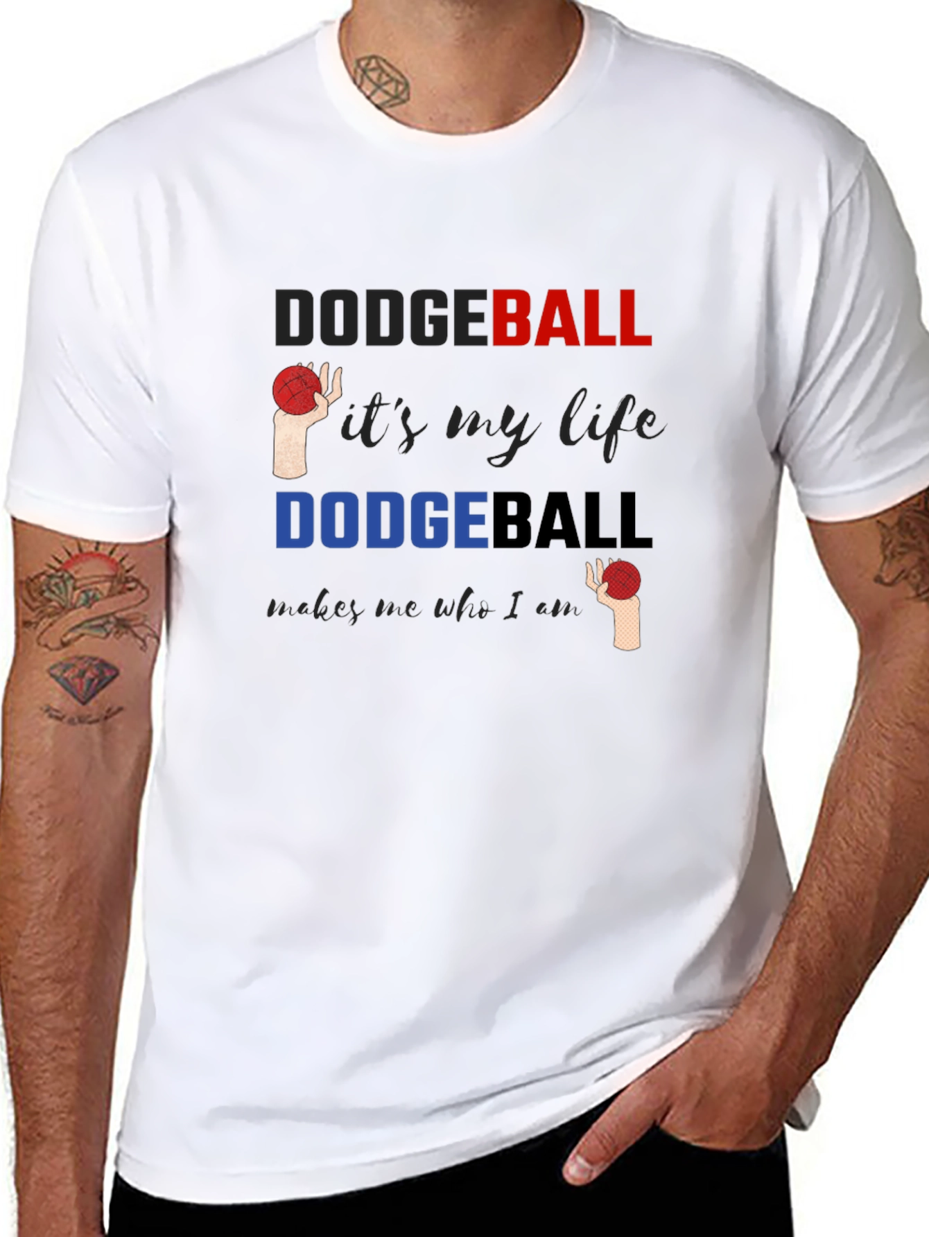 Dodgeball Life T-Shirt - Soft Cotton Tee