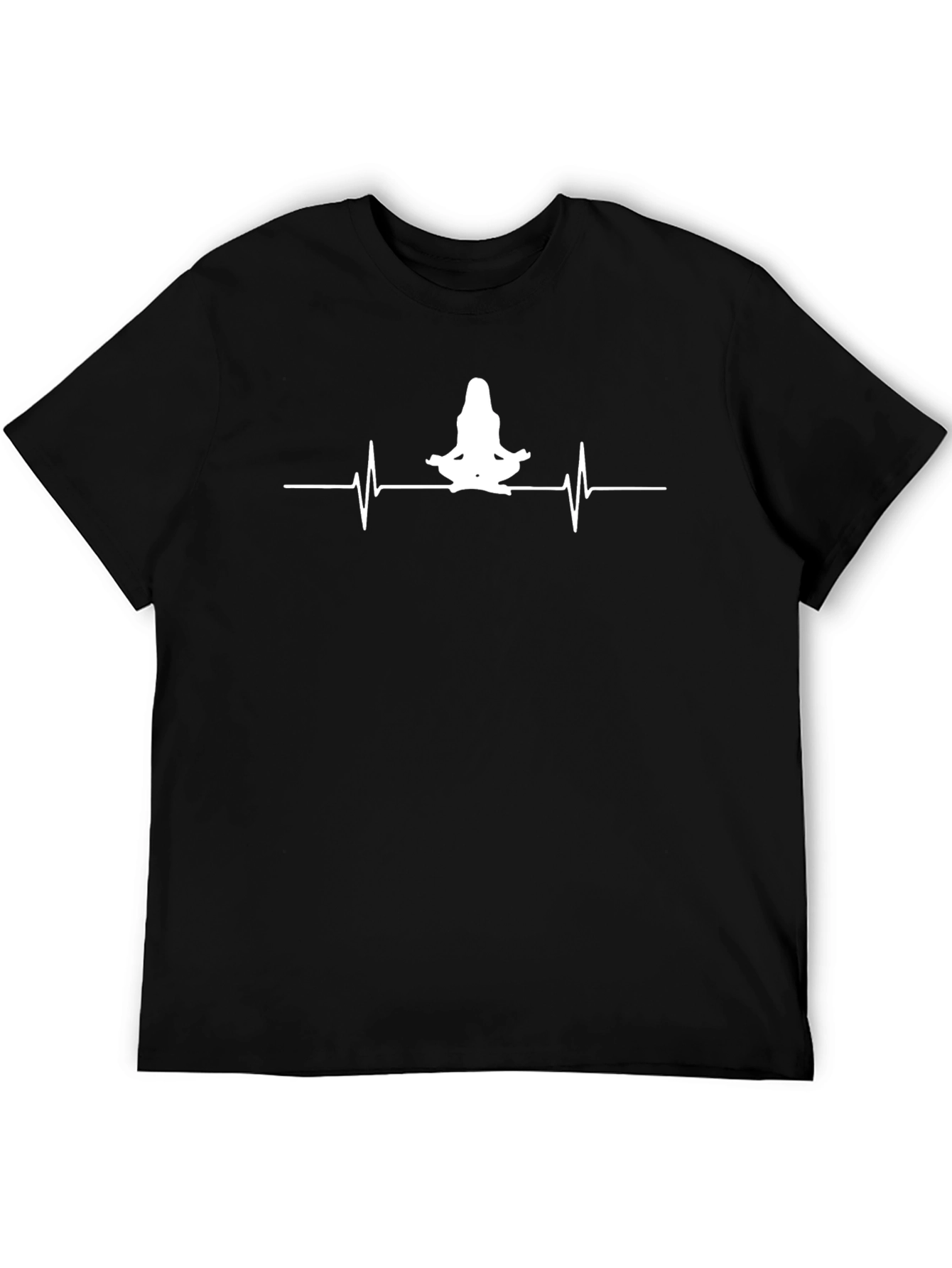 Yoga Heartbeat Graphic Tee - Meditation Life