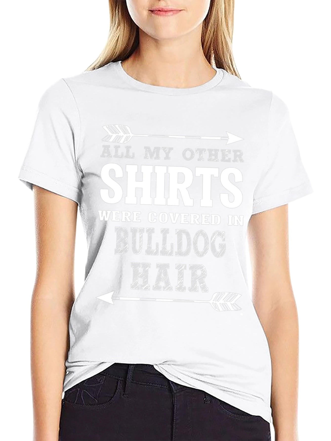 Bulldog Hair Arrow T-Shirt