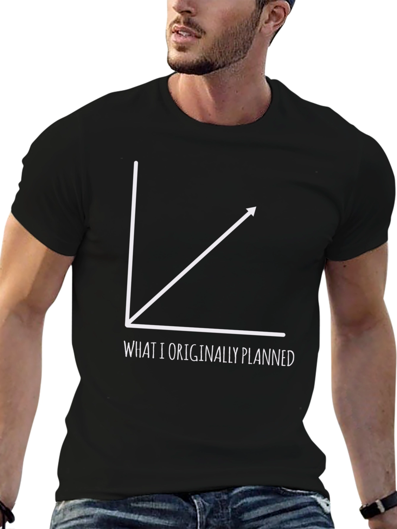 Funny Graph T-Shirt - What I Originally Planned
