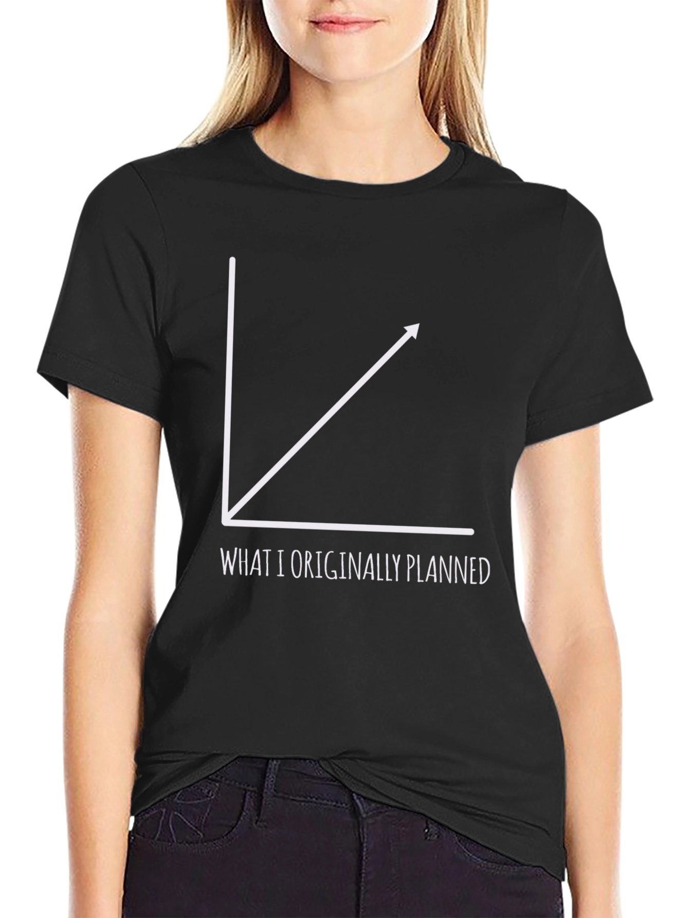 Funny Graph T-Shirt - What I Originally Planned