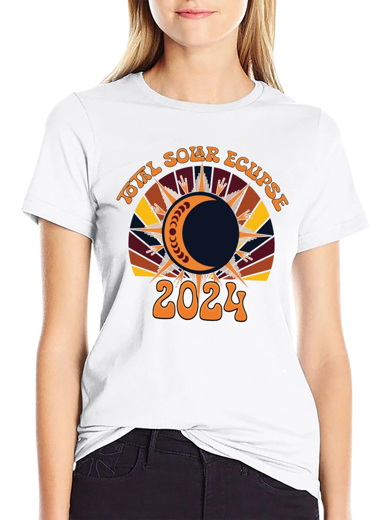 Total Solar Eclipse 2024 Graphic Tee