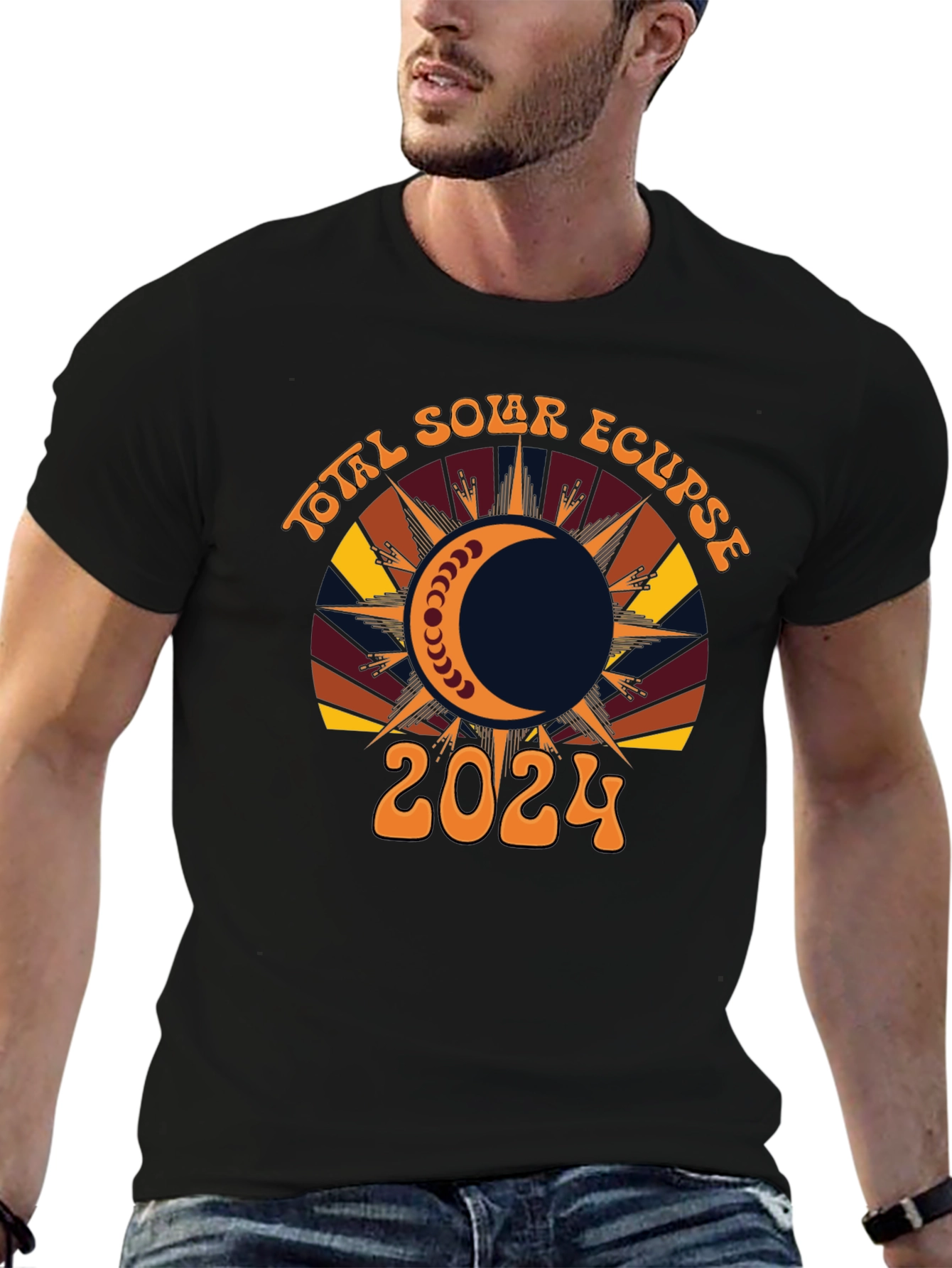 Total Solar Eclipse 2024 Graphic Tee