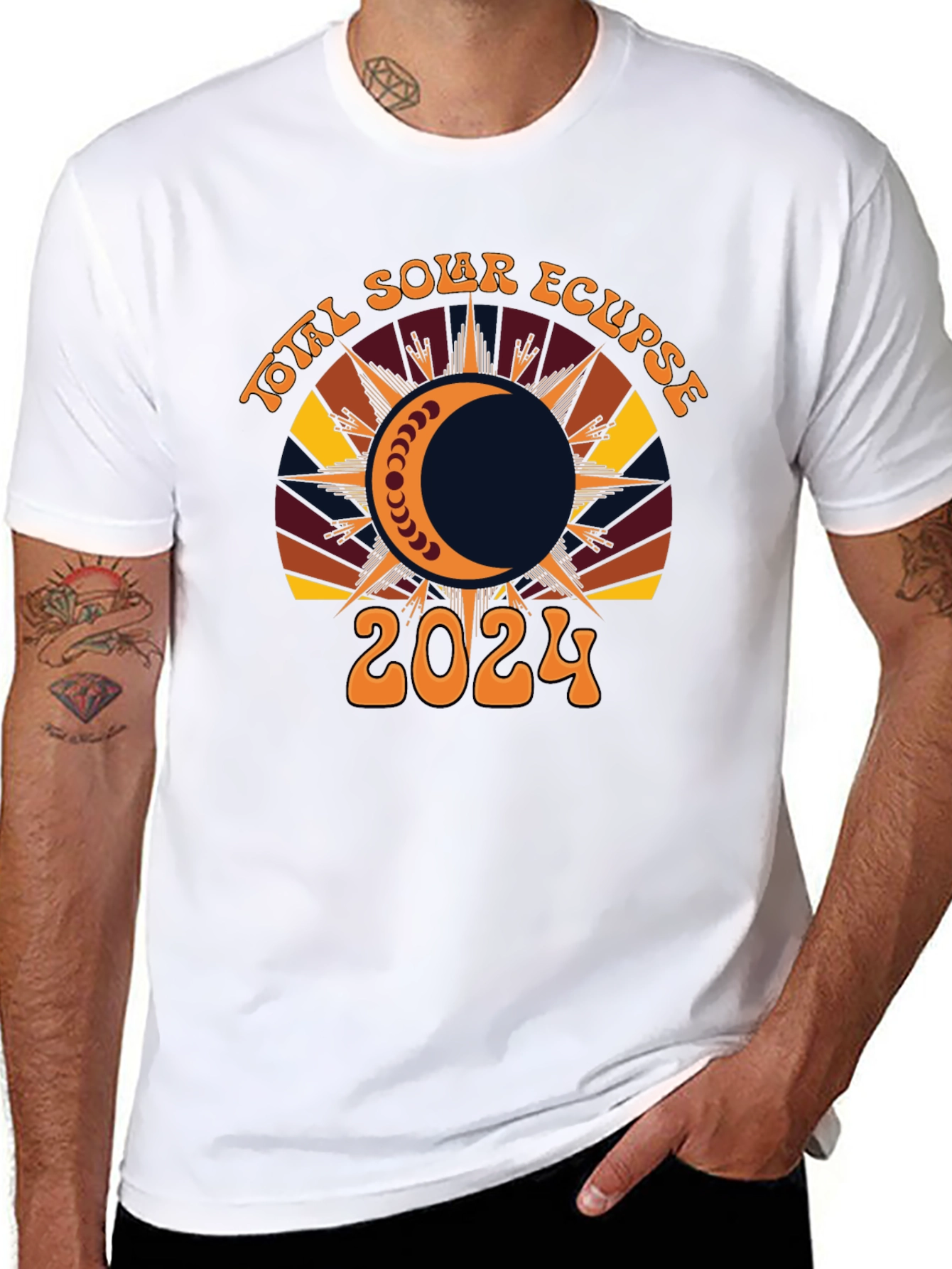 Total Solar Eclipse 2024 Graphic Tee