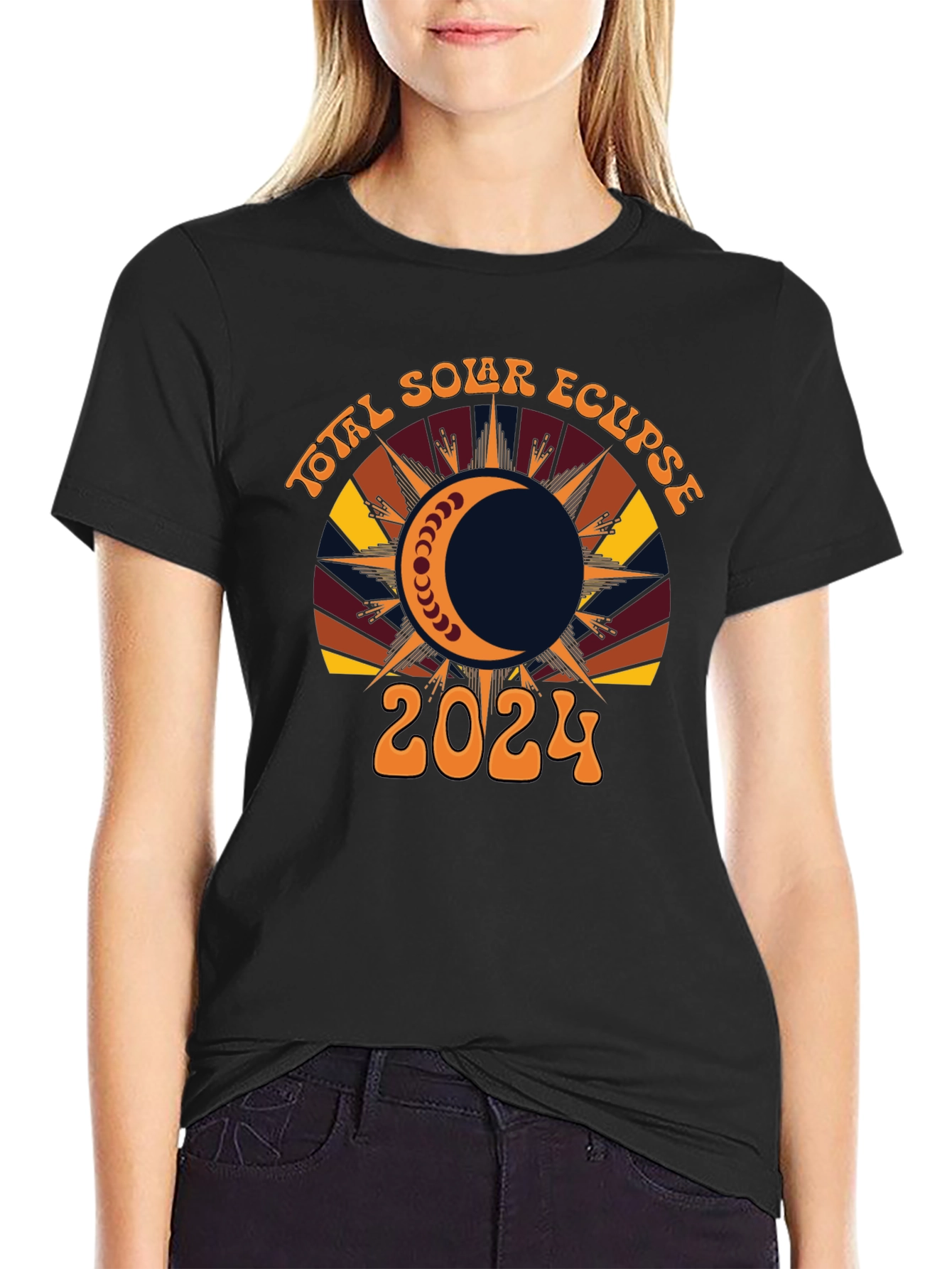 Total Solar Eclipse 2024 Graphic Tee