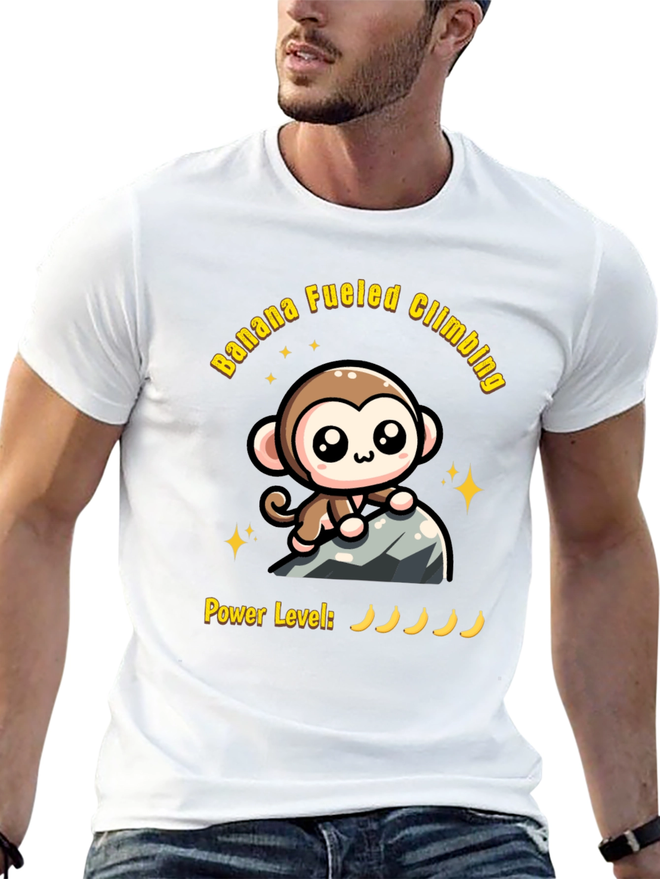 Banana Fueled Climbing Monkey T-Shirt