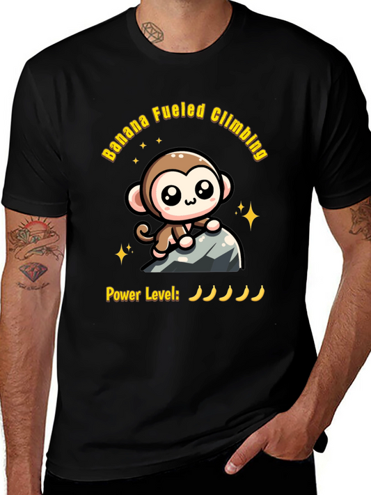 Banana Fueled Climbing Monkey T-Shirt