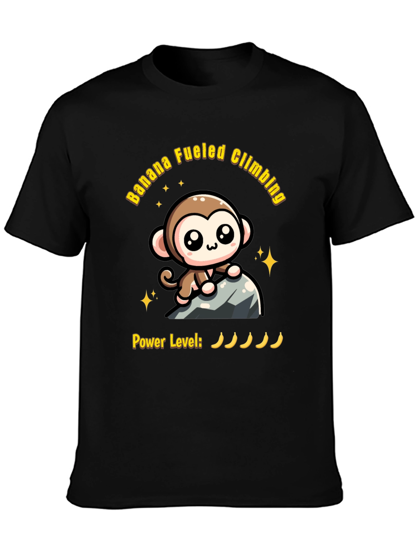 Banana Fueled Climbing Monkey T-Shirt