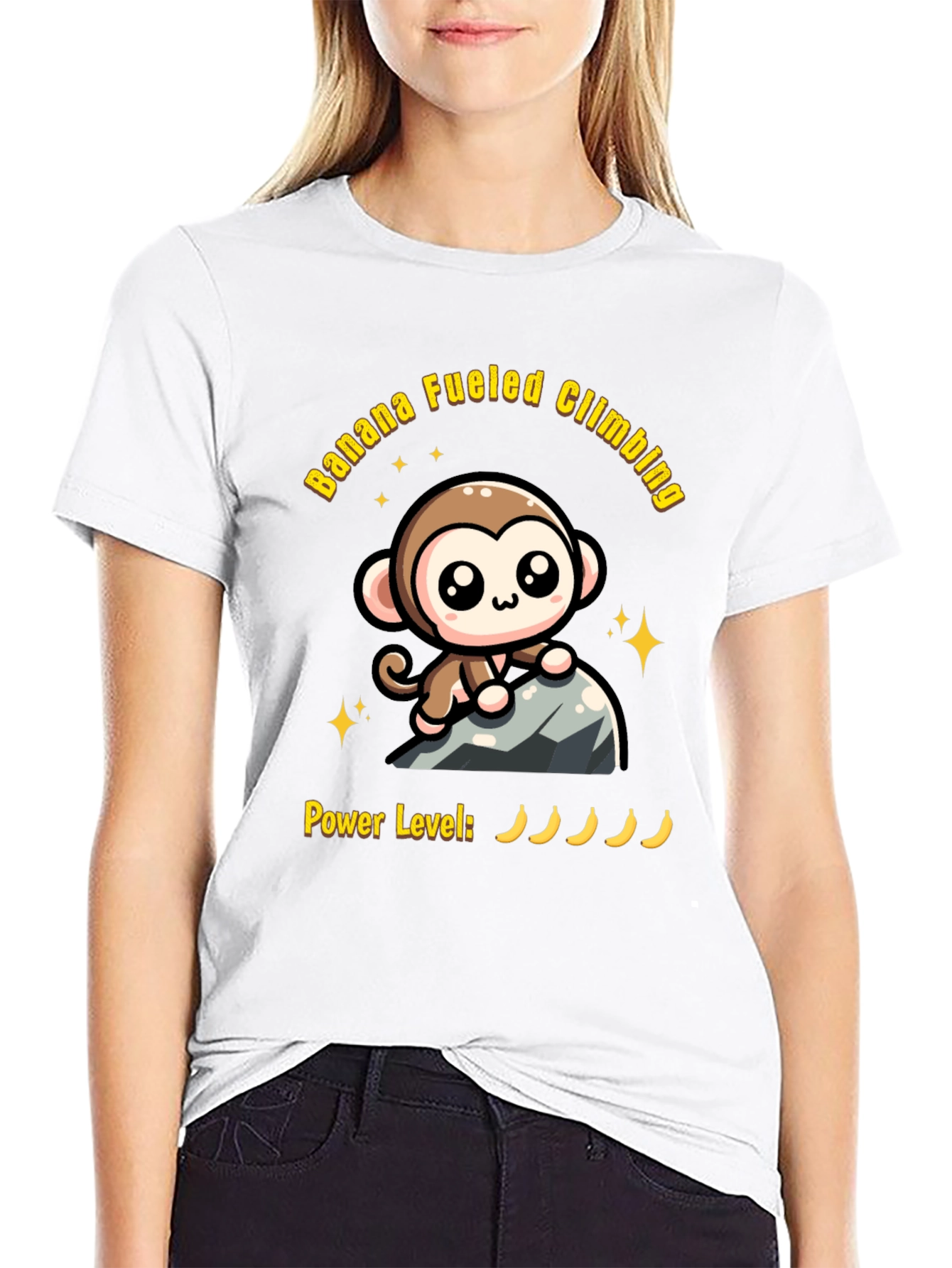 Banana Fueled Climbing Monkey T-Shirt