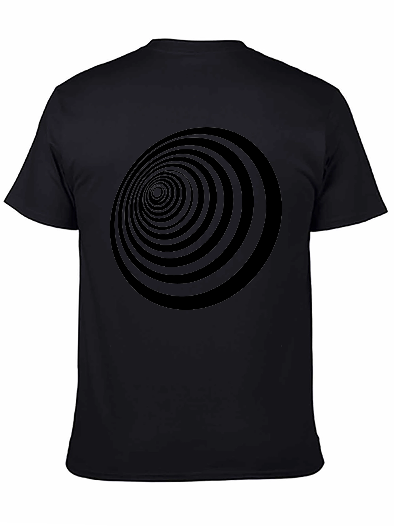 Hypnotic Circle Black T-Shirt - Mens Graphic Tee