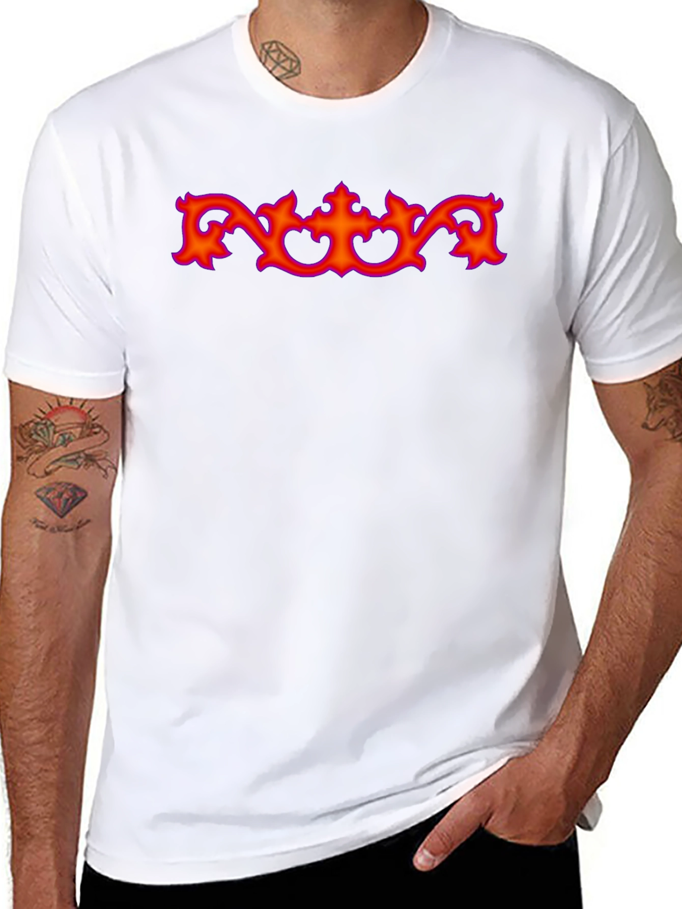 Ornate Black T-Shirt