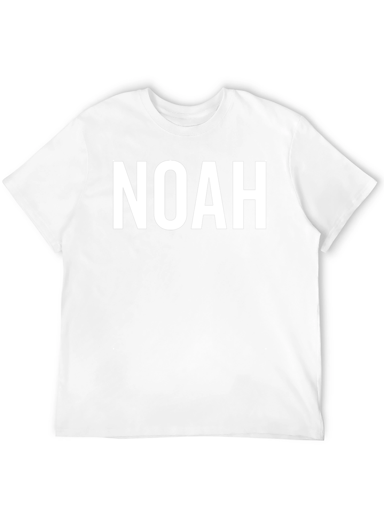 Personalized NOAH Black Cotton T-Shirt