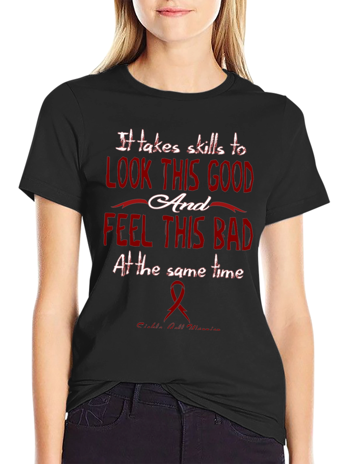 Skills to Look Good Graphic Tee
