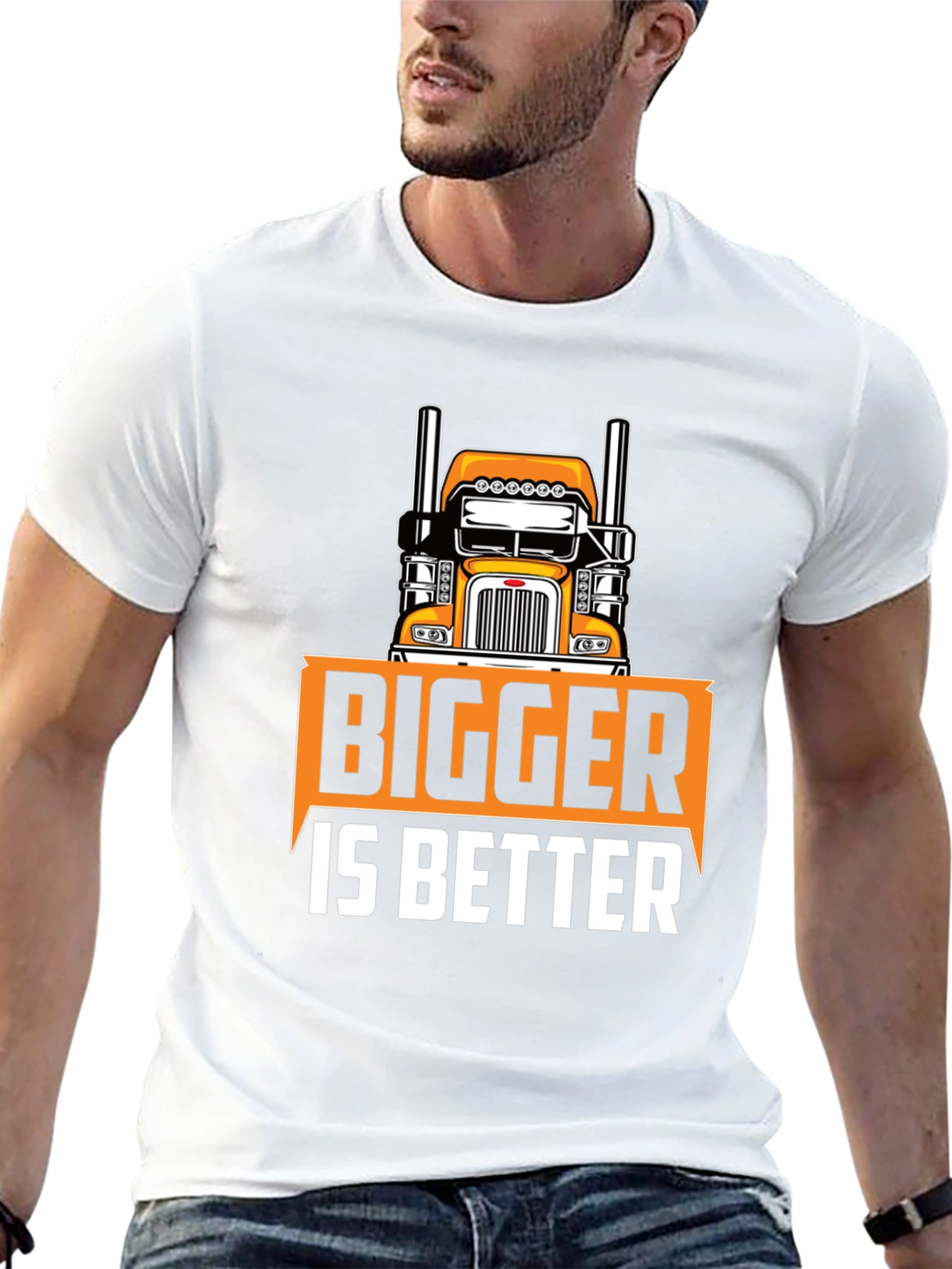 Bigger is Better Trucker T-Shirt