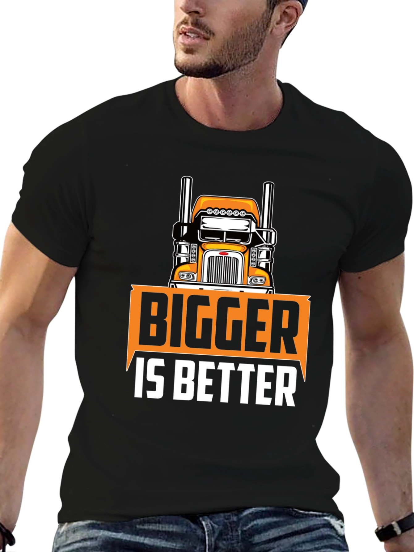 Bigger is Better Trucker T-Shirt