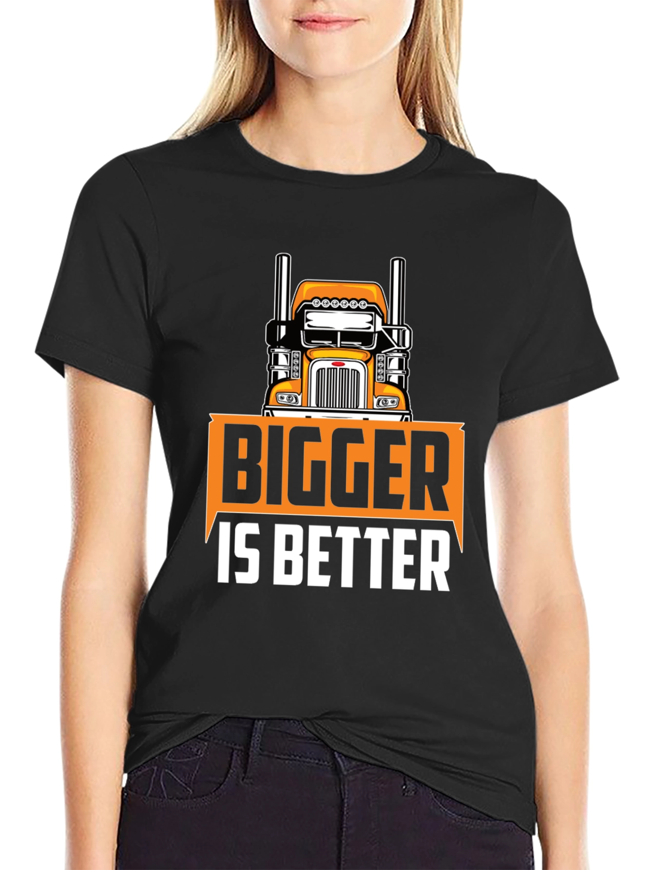 Bigger is Better Trucker T-Shirt
