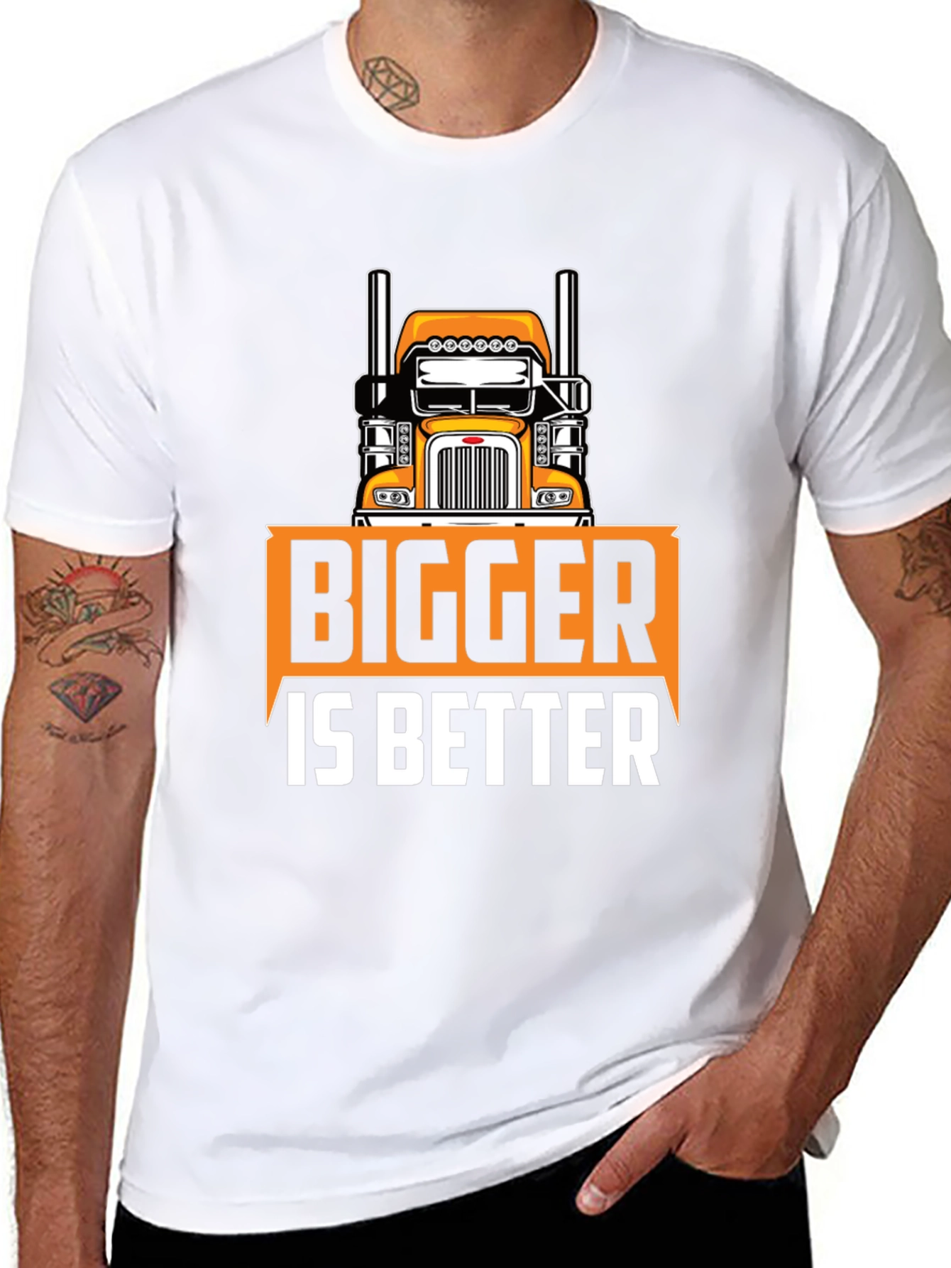 Bigger is Better Trucker T-Shirt