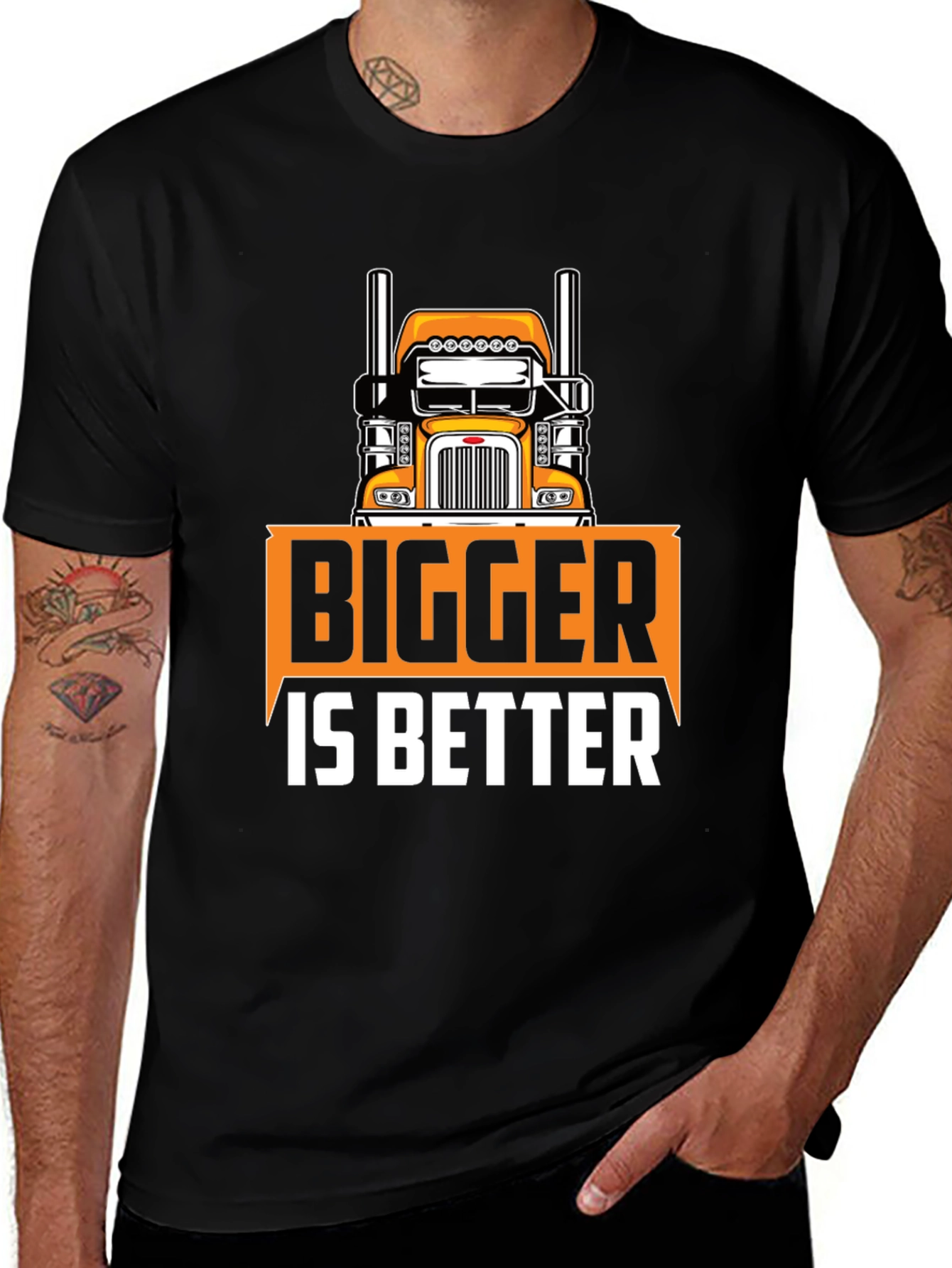 Bigger is Better Trucker T-Shirt