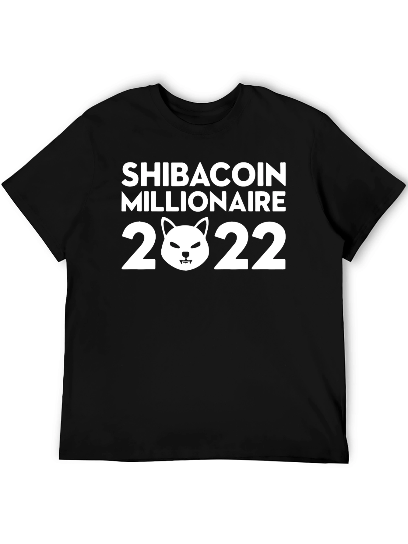 Shibacoin Millionaire 2022 Black T-Shirt