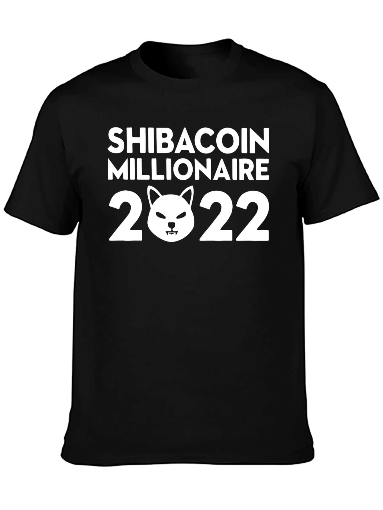 Shibacoin Millionaire 2022 Black T-Shirt