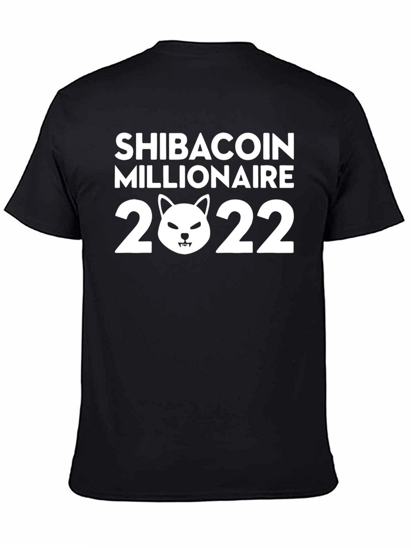 Shibacoin Millionaire 2022 Black T-Shirt