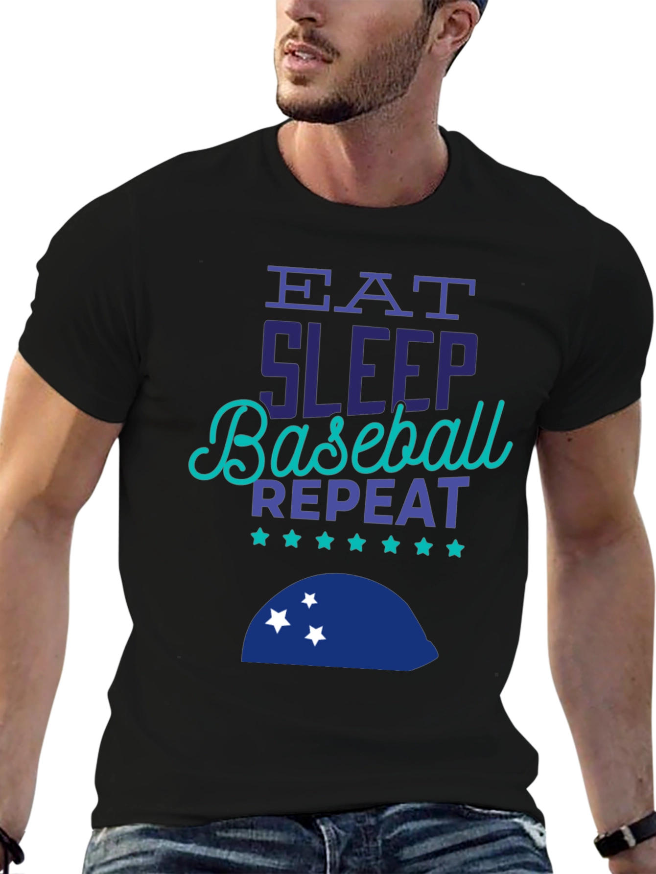 Eat Sleep Baseball Repeat T-Shirt