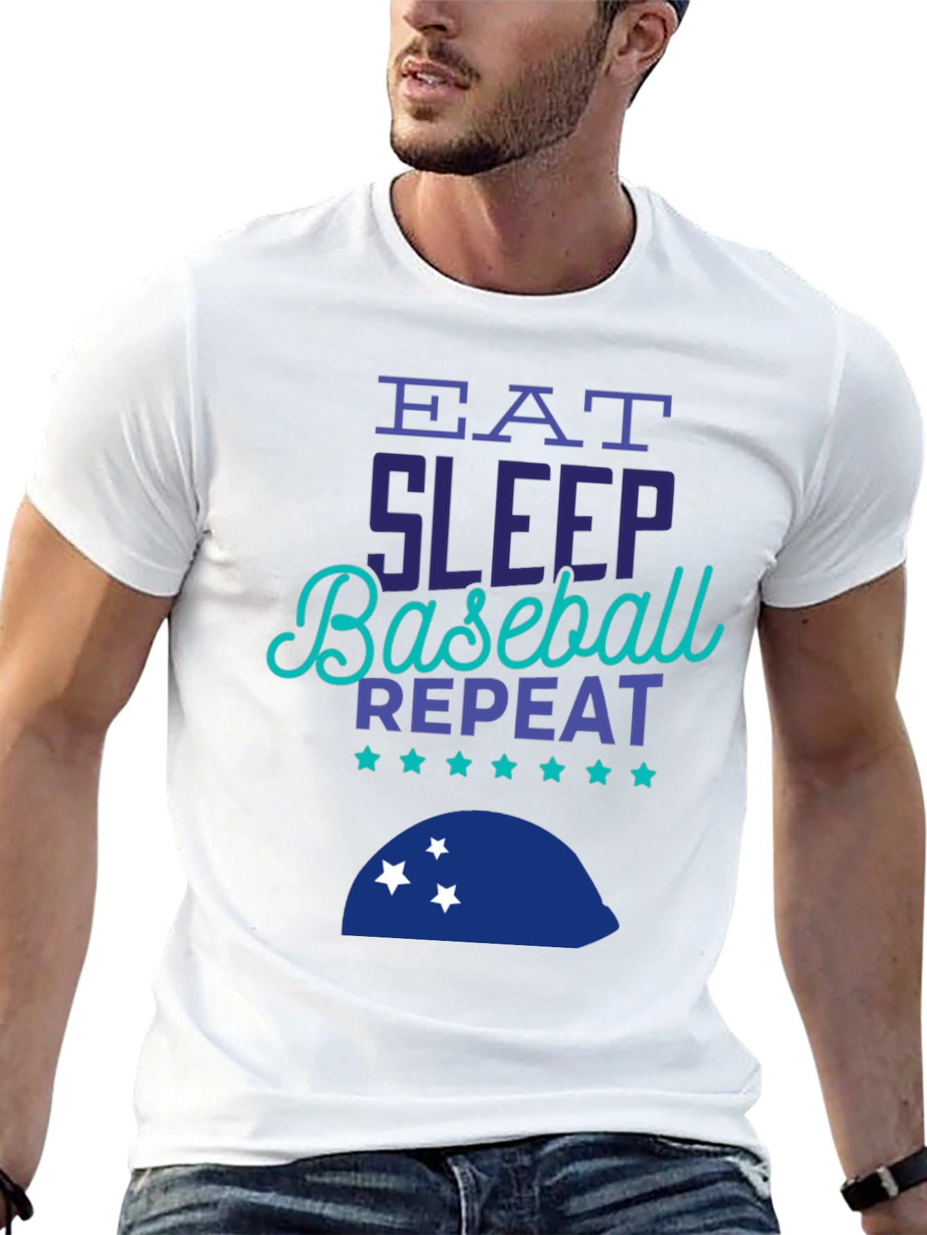 Eat Sleep Baseball Repeat T-Shirt