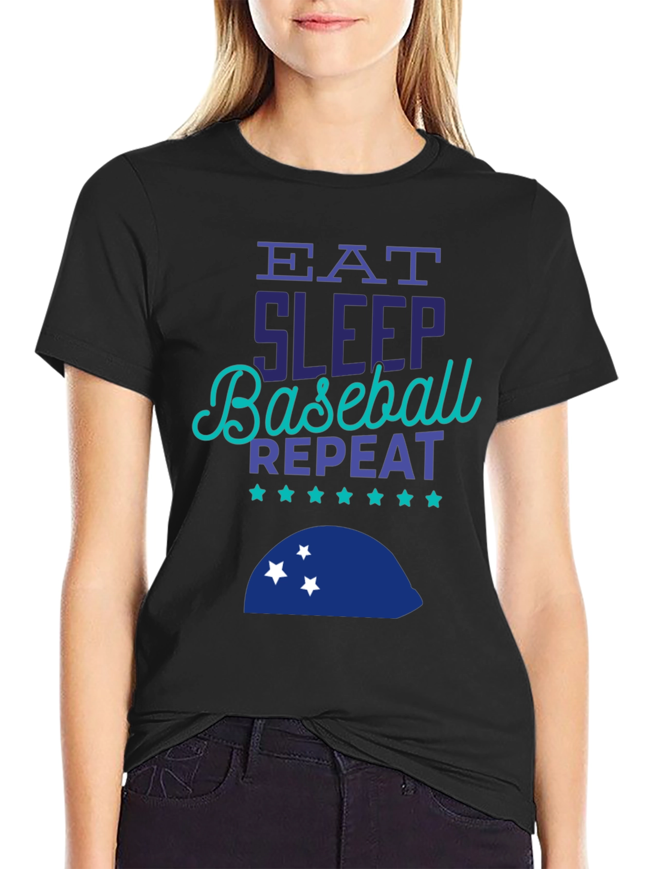 Eat Sleep Baseball Repeat T-Shirt