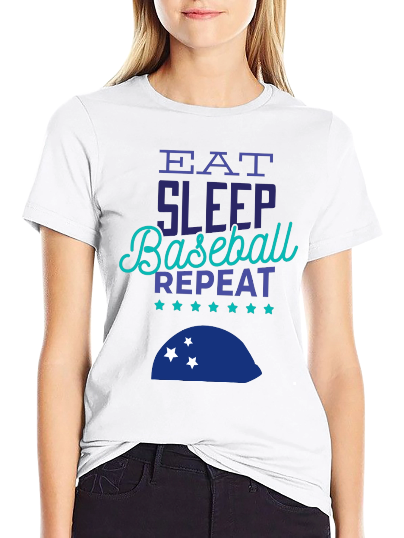 Eat Sleep Baseball Repeat T-Shirt
