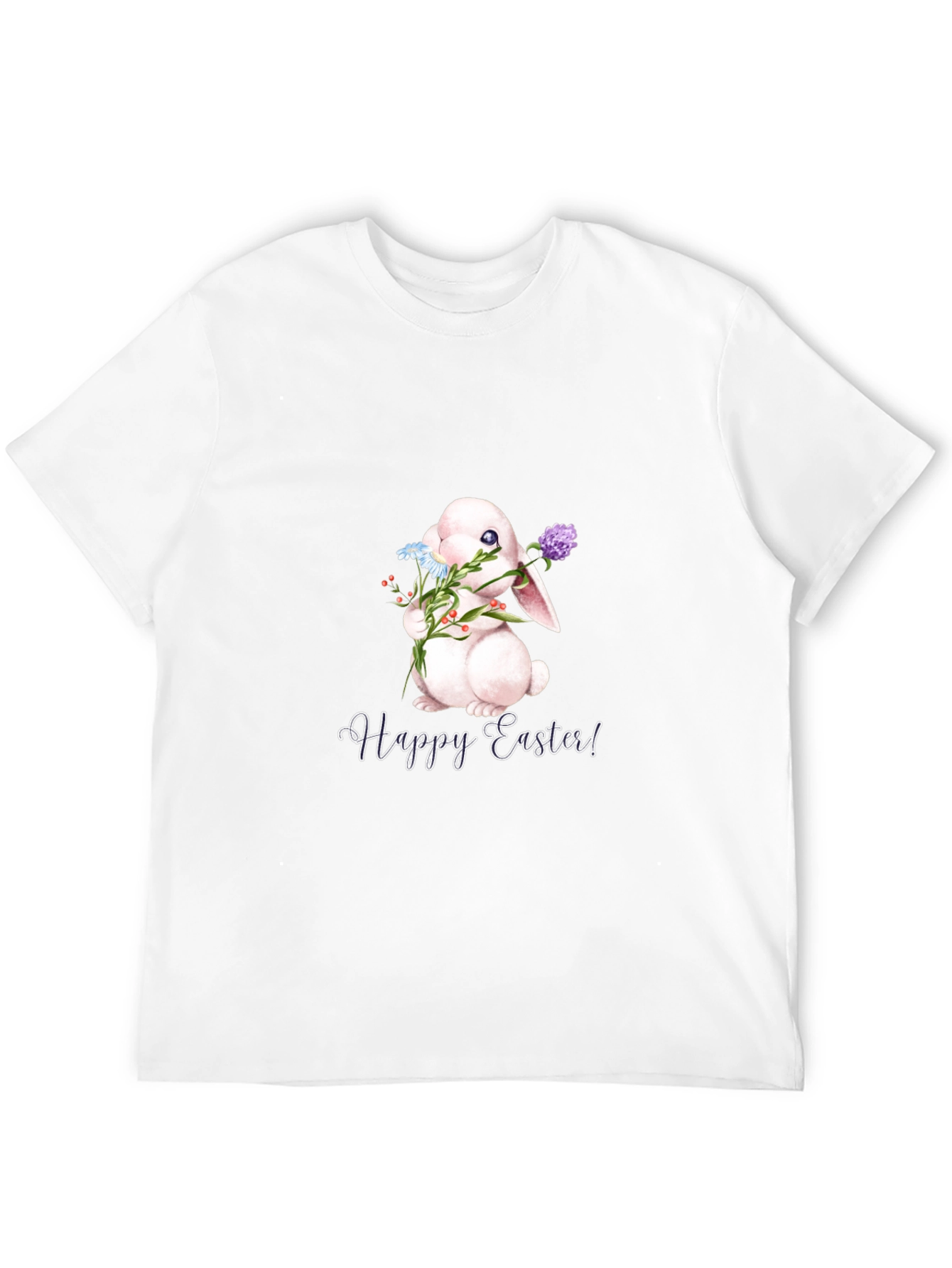 Happy Easter Bunny T-Shirt - Black