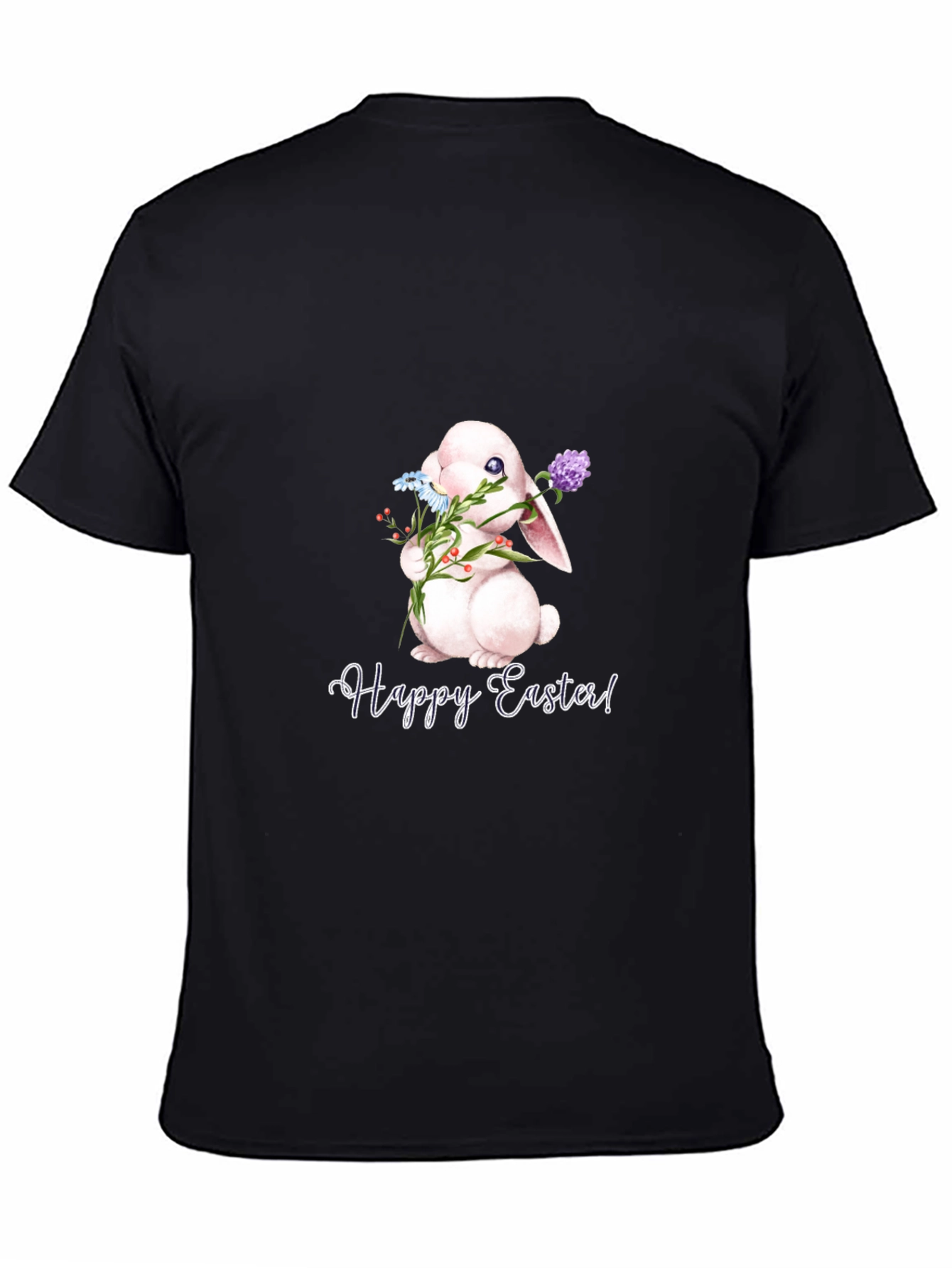 Happy Easter Bunny T-Shirt - Black