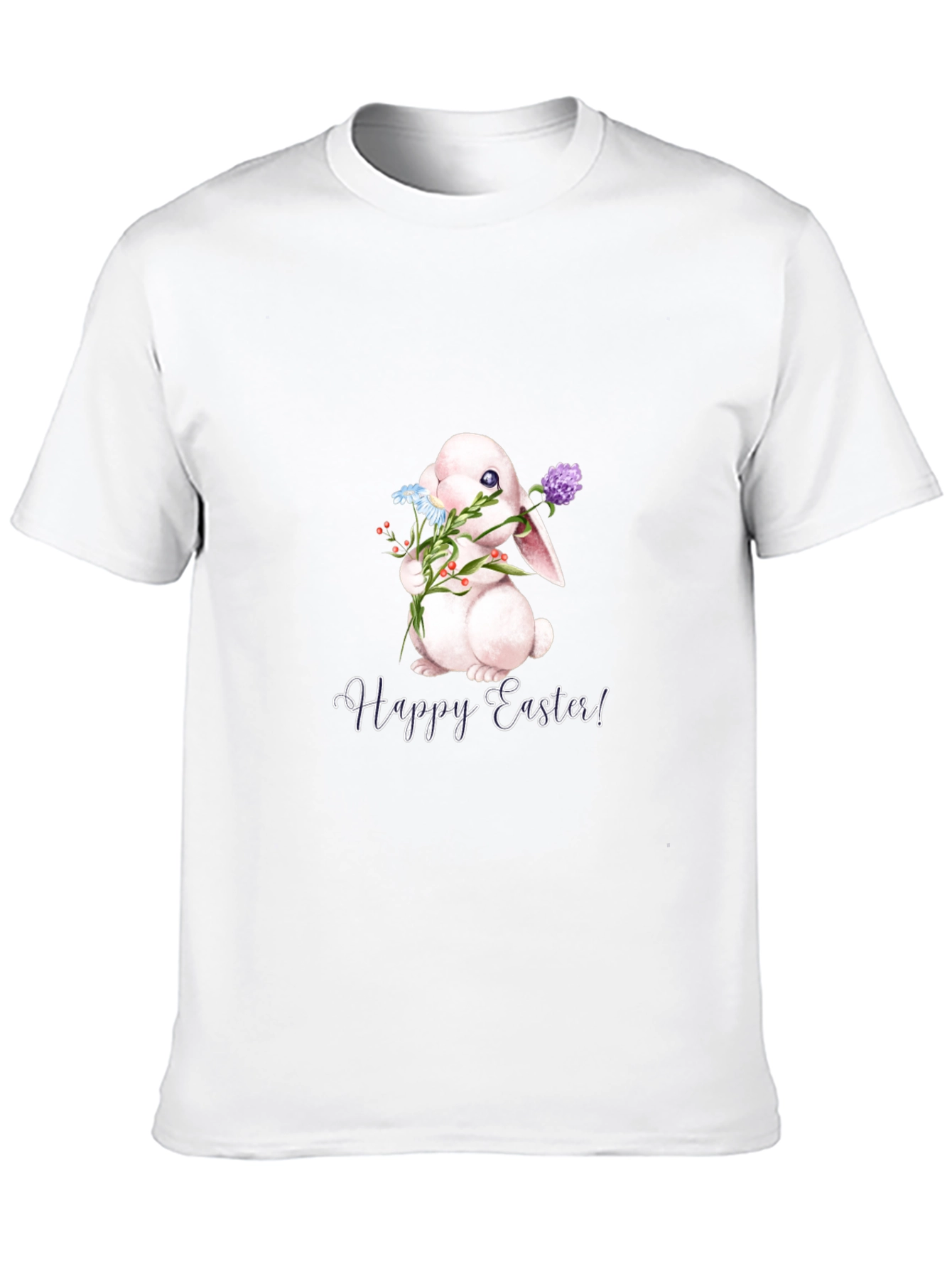 Happy Easter Bunny T-Shirt - Black