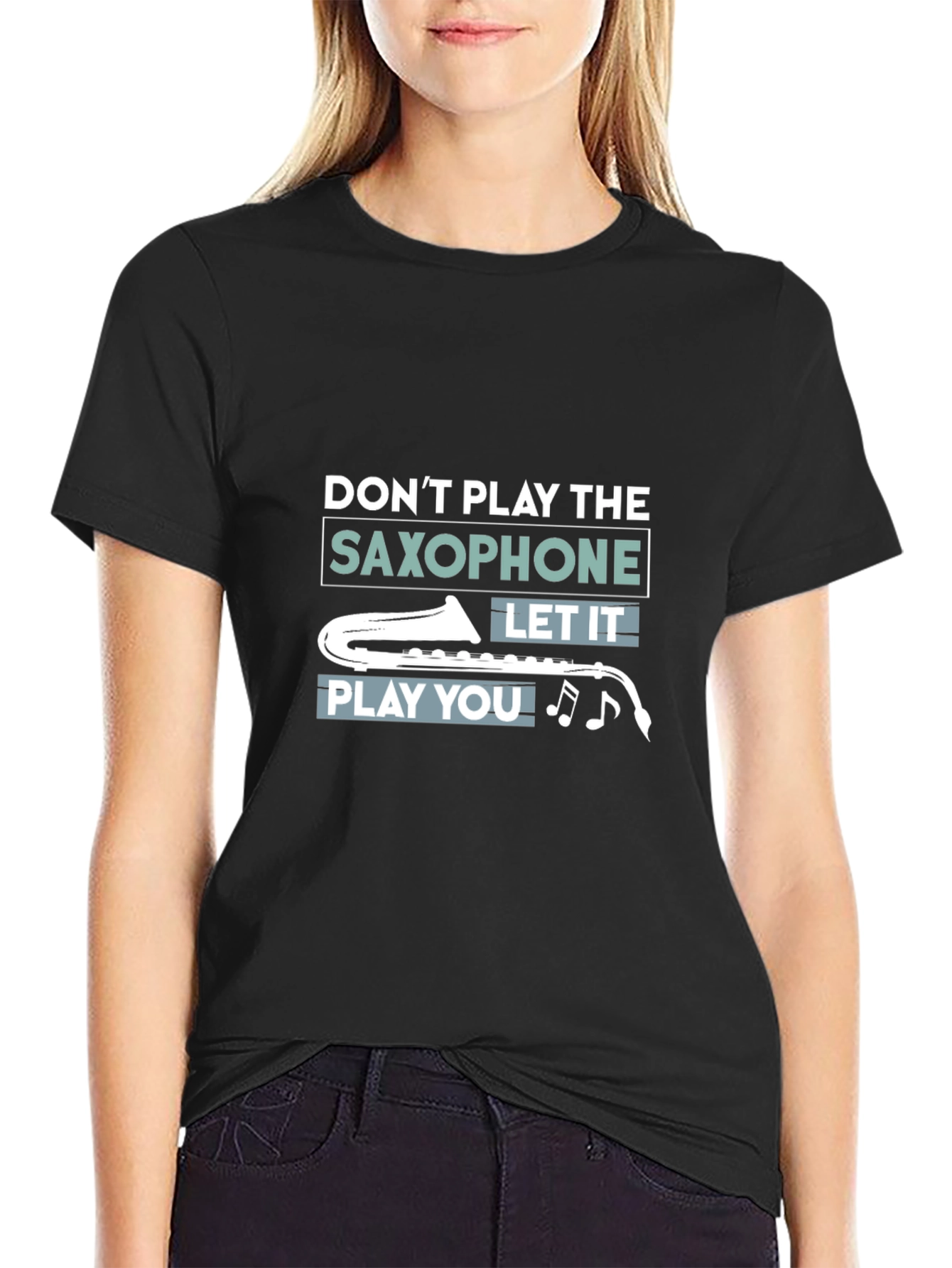 Saxophone Player T-Shirt - Let the Music Play You!