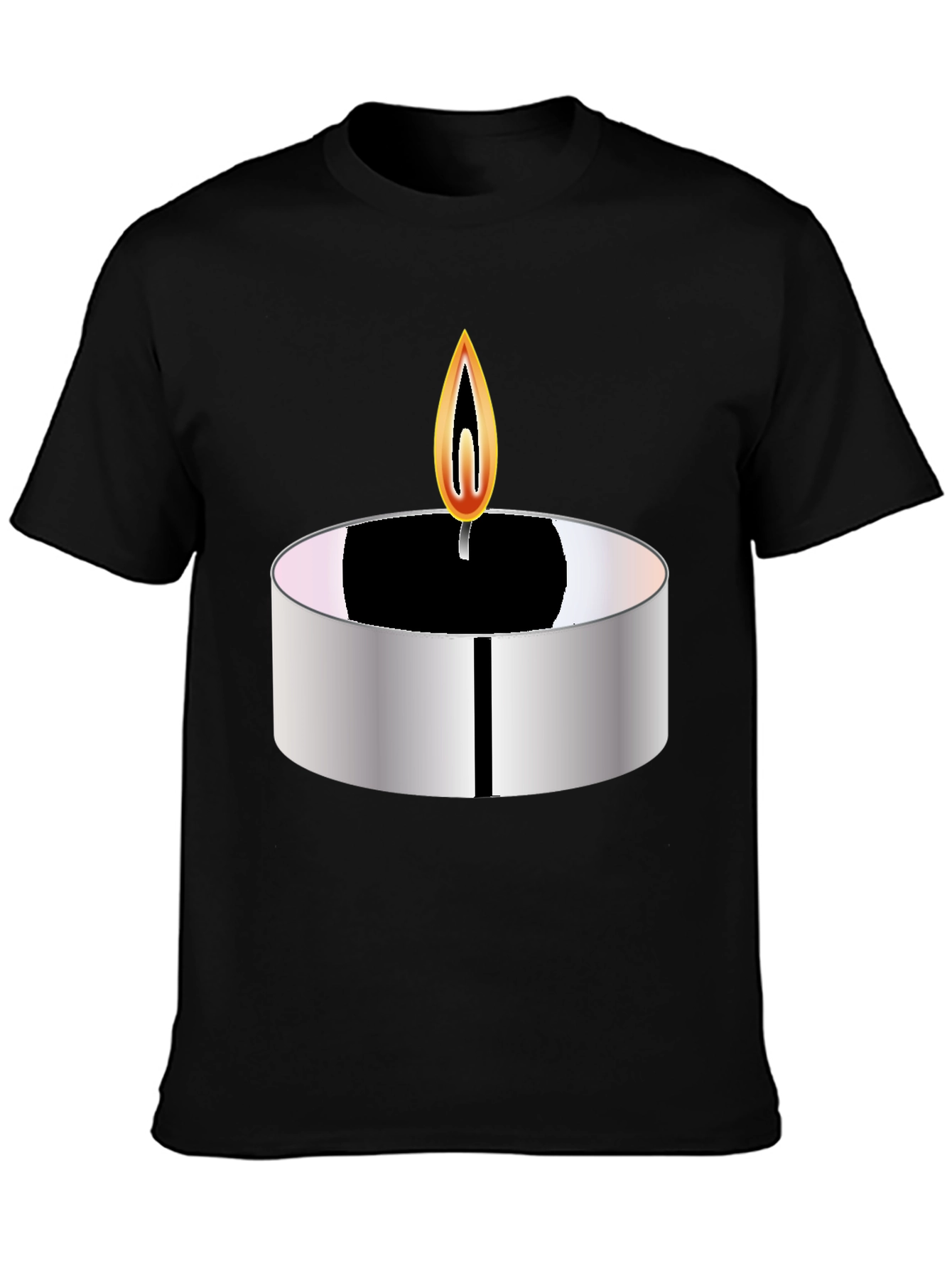Candle Graphic T-Shirt - Modern Tee